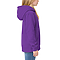 Youth Pullover Hoodie Purple Women-Side