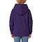 Youth Pullover Hoodie Team Purple back