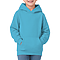 Youth Pullover Hoodie Turquoise