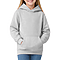 Youth Pullover Hoodie White Women-Front