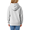 Youth Pullover Hoodie White Women-Back