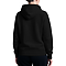 Premium Pullover Hoodie Black Women-Back
