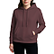 Premium Pullover Hoodie Brown Women-Front