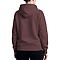 Premium Pullover Hoodie Brown Women-Back