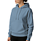 Premium Pullover Hoodie Carolina Blue Women-Side