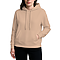 Premium Pullover Hoodie Camel Women-Front