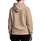 Premium Pullover Hoodie Camel Women-Back