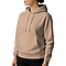 Premium Pullover Hoodie Camel Women-Side
