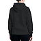 Premium Pullover Hoodie Dark Heather Grey Women-Back