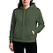 Premium Pullover Hoodie Military Green Women-Front