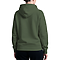 Premium Pullover Hoodie Military Green Women-Back