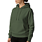 Premium Pullover Hoodie Military Green Women-Side