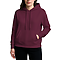 Premium Pullover Hoodie Maroon Women-Front