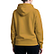 Premium Pullover Hoodie Mustard Women-Back