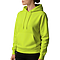 Premium Pullover Hoodie Neon Yellow Women-Side