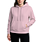 Premium Pullover Hoodie Pink Women-Front