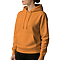 Premium Pullover Hoodie True Orange Women-Side