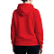 Premium Pullover Hoodie True Red Women-Back