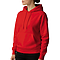 Premium Pullover Hoodie True Red Women-Side