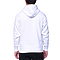 Premium Pullover Hoodie White back