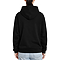 Premium Zipper Hoodie Black Women-Back