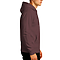 Premium Zipper Hoodie Brown side