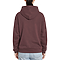 Premium Zipper Hoodie Brown Women-Back