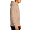 Premium Zipper Hoodie Camel side