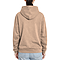 Premium Zipper Hoodie Camel Women-Back