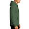 Premium Zipper Hoodie Forest Green side