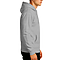 Premium Zipper Hoodie Heather Grey side