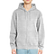 Premium Zipper Hoodie Heather Grey Women-Front