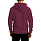 Premium Zipper Hoodie Maroon back