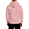 Premium Zipper Hoodie Powder Pink back