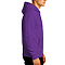 Premium Zipper Hoodie Purple side