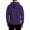 Premium Zipper Hoodie Team Purple back