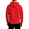 Premium Zipper Hoodie True Red back