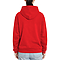 Premium Zipper Hoodie True Red Women-Back