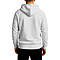 Premium Zipper Hoodie White back