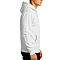 Premium Zipper Hoodie White side