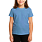Comfort Youth Tee Heather Columbia Blue