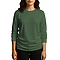 Premium Unisex Long Sleeve Tee Forest Green