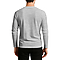 Premium Unisex Long Sleeve Tee Heather Grey back