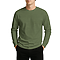 Premium Unisex Long Sleeve Tee Heather Military Green