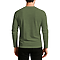 Premium Unisex Long Sleeve Tee Heather Military Green