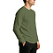 Premium Unisex Long Sleeve Tee Heather Military Green