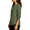 Premium Unisex Long Sleeve Tee Heather Military Green