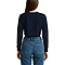 Cropped Long Sleeve Tee Navy