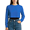 Cropped Long Sleeve Tee Royal