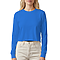 Cropped Long Sleeve Tee Royal